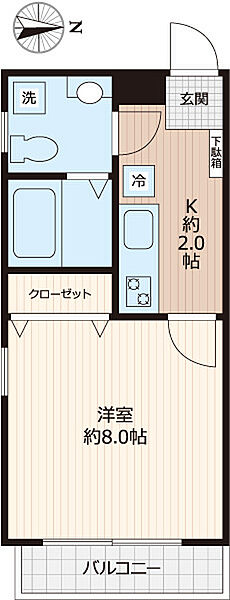 ヴァンヴェール白金 ｜東京都港区白金5丁目(賃貸マンション1K・3階・25.38㎡)の写真 その2