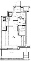 GENOVIA南千住Vskygarden 805 ｜ 東京都台東区清川2丁目35番5（賃貸マンション1K・8階・25.33㎡） その2