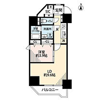 プレール・ドゥーク両国IV 801 ｜ 東京都墨田区緑1丁目24-3（賃貸マンション1LDK・8階・40.53㎡） その2