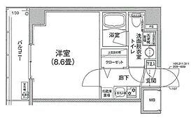 ティモーネ　プレミアム押上イースト 609 ｜ 東京都墨田区立花3丁目18-2（賃貸マンション1K・6階・25.80㎡） その2