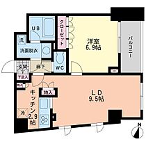 エスティメゾン哲学堂 306 ｜ 東京都中野区松が丘2丁目（賃貸マンション1LDK・3階・47.64㎡） その2