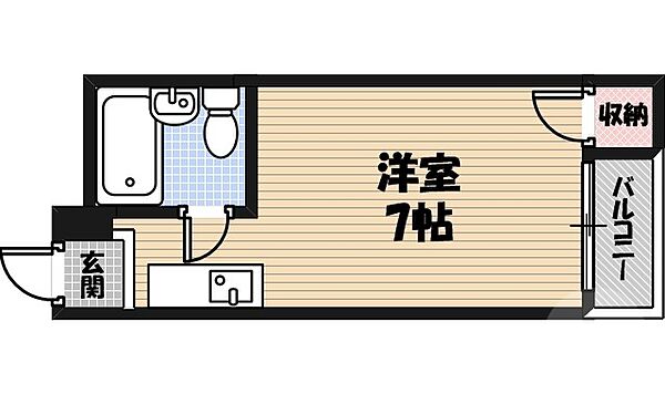 ツインウェーブ ｜大阪府大阪市城東区鴫野西5丁目(賃貸マンション1R・3階・17.00㎡)の写真 その2