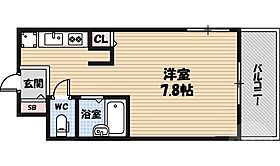 MESSAGE放出東  ｜ 大阪府大阪市鶴見区放出東2丁目（賃貸マンション1R・2階・21.96㎡） その2