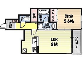 プレジール関目  ｜ 大阪府大阪市城東区関目4丁目（賃貸アパート1LDK・1階・41.77㎡） その2