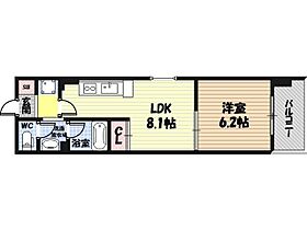 コンソラーレ東野田  ｜ 大阪府大阪市都島区東野田町1丁目（賃貸マンション1LDK・2階・34.88㎡） その2