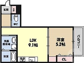 Ｌｕｘｅ京橋  ｜ 大阪府大阪市城東区鴫野西1丁目（賃貸アパート1LDK・1階・34.14㎡） その2