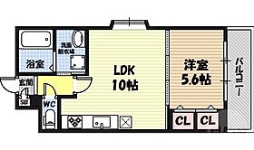 コンフォート鶴見  ｜ 大阪府大阪市鶴見区横堤4丁目（賃貸マンション1LDK・3階・36.00㎡） その2