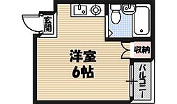 ラパンジール関目 ワンルームの間取図画像