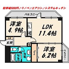 物件の間取り