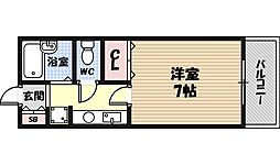 ソレーユフタバ 1Kの間取図画像