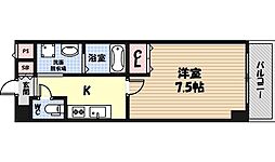 ブランブリエ京橋 1Kの間取図画像