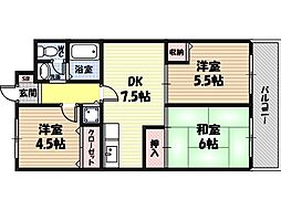 レジョンドール鶴見緑地 3階