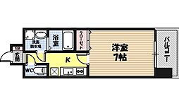 フォレストガーデン今福鶴見4 1Kの間取図画像