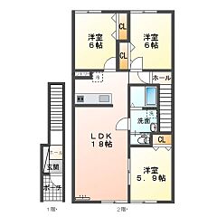 物件の間取り