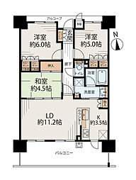 間取図画像 3LDK