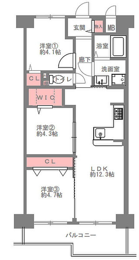◇ WIC+全居室収納で片付けやすい間取り!!水回り設備含めた大型リフォームで生まれ変わりました!
