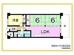 トーカンマンション小松原 3LDKの間取図画像