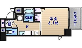 ル・パルトネール天王寺真田山  ｜ 大阪府大阪市天王寺区空清町8-2（賃貸マンション1K・6階・23.41㎡） その2