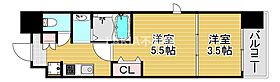 ウエンズ玉造フロント  ｜ 大阪府大阪市中央区玉造1丁目6-14（賃貸マンション2K・5階・26.23㎡） その2