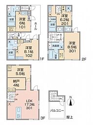 メゾン・ドヌール東麻布の間取図画像