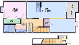 サンガーデンM1  ｜ 奈良県天理市田部町235番9号（賃貸アパート1LDK・2階・53.60㎡） その2