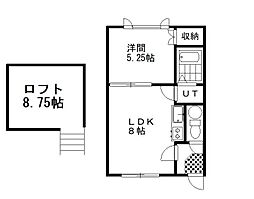 レフレアーバン 1LDKの間取図画像