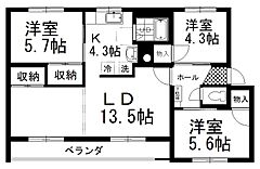 物件の間取り