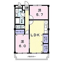 ニューマリッチ鈴木 201号室 ｜ 茨城県日立市大沼町（賃貸マンション2LDK・2階・55.84㎡） その2