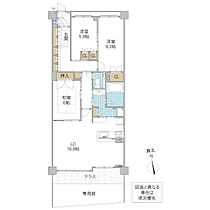 Gコート梅香 102号室 ｜ 茨城県水戸市梅香（賃貸マンション3LDK・1階・95.87㎡） その2