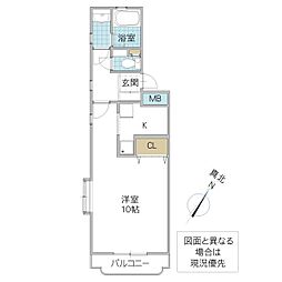 間取図画像 ワンルーム
