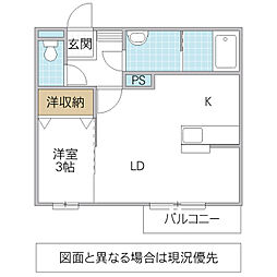 プロシード 1SKの間取図画像