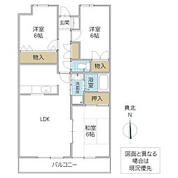 間取図画像 3LDK