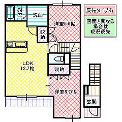物件の間取り