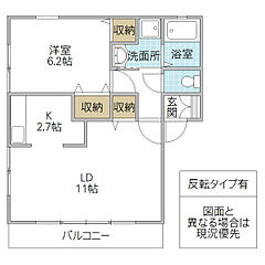 物件の間取り