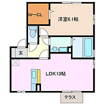 リビングタウン阿倉川　M 101 ｜ 三重県四日市市大字東阿倉川（賃貸アパート1LDK・1階・45.45㎡） その2