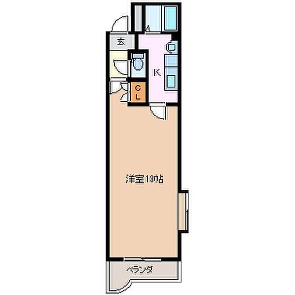 Ｉ・Ｅプレミアムプラザ 206｜三重県四日市市蒔田２丁目(賃貸マンション1K・2階・31.18㎡)の写真 その2