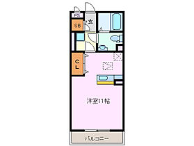 セーリング V　A 105 ｜ 三重県四日市市大字羽津（賃貸アパート1R・1階・30.03㎡） その2