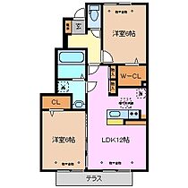 メゾンラポール生桑 103 ｜ 三重県四日市市生桑町（賃貸アパート2LDK・1階・56.67㎡） その2