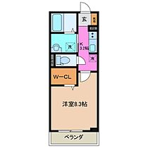 クレールリバー 204 ｜ 三重県四日市市大字茂福（賃貸マンション1K・2階・30.80㎡） その2