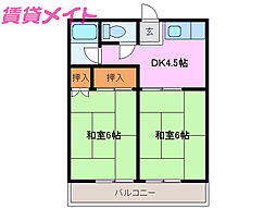 🉐敷金礼金0円！🉐コーポカクサン