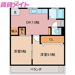 🉐敷金礼金0円！🉐コーポグリーンＦＵＫＵＴＡ
