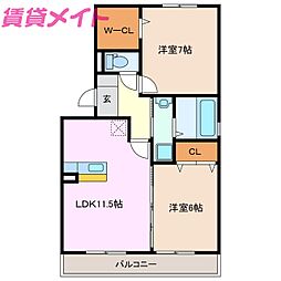 アグリーアブル オッツ 2階/-