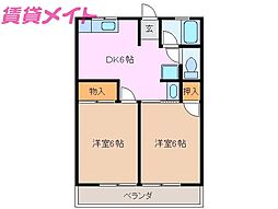 シティハイムコーポA棟 2階/-