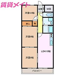 物件の間取り