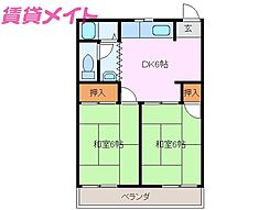 ハイツモリ北町 2階/-