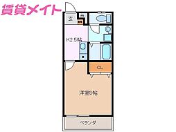 ラックス富田 2階/-