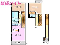 ルミナスA 2LDKの間取図画像