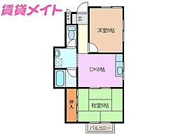 グリーンハイツ森中 2階/-