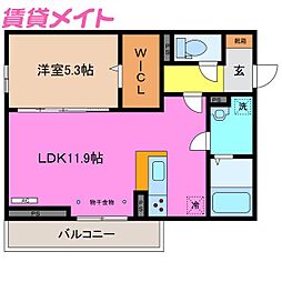 ディーシャンブル八田II 1階/-