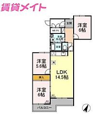 🉐敷金礼金0円！🉐田村マンション　Ｂ棟　303号室